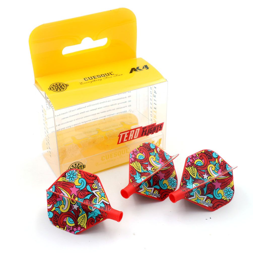 3 sets of darts with competitive dart graffiti tail print flymark accessories Dart leaf set_desvips.com