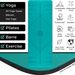 Yoga Mats Natural Rubber PU Yoga Mat Non Slip Moisture Absorption Silent Shock Absorption Men And Women Fitness Exercise Mat_desvips.com