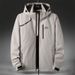 Men's Lightweight Waterproof Windbreaker Jacket For Hiking Skiing Outdoor Sports - Breathable Hooded Raincoat With Zipper Pockets (Black, M)_desvips.com