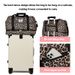 Leopard Print Carry On Travel Bag, Large Capacity Gym With Independent Shoe Compartment, Weekend Overnight Duffel Bag_desvips.com