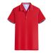Unbeatable Quality Ice Silk Polo Shirt Huawei Exhibition Pullover Short Sleeved T-shirt Solid Color Business Men's Top_desvips.com