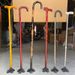 Premium Elderly Walking Wooden Hiking Stick Retro Solid Wood Integrated Single Cane Anti-Slip Pad Rattan Sturdy_desvips.com