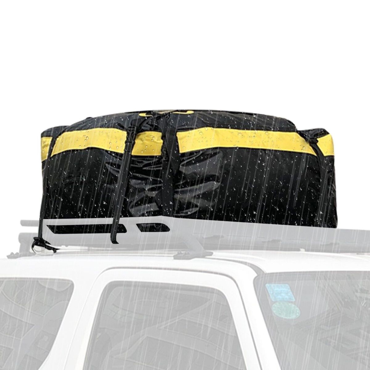 ROCKBROS Car Roof Bag Roof Box Waterproof Roof Case 300L Car Luggage Bag_desvips.com