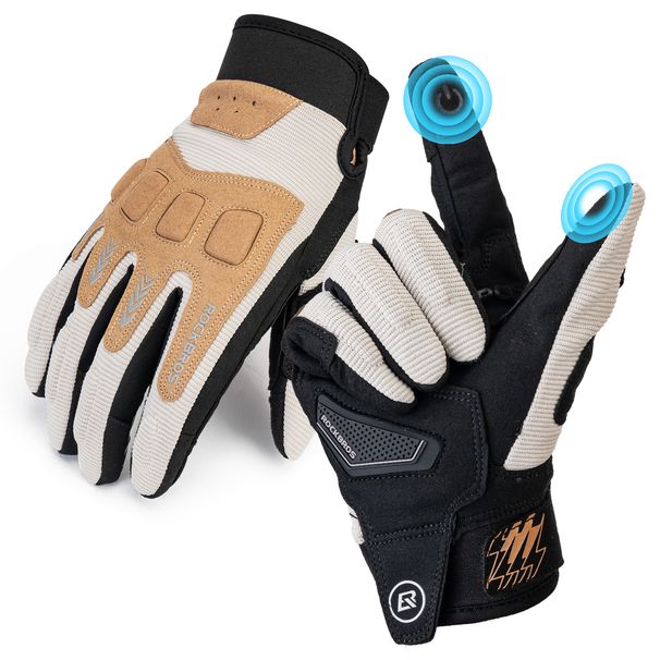 ROCKBROS Motorbike Gloves Motorbike Gloves Touchscreen Non-slip Bike_desvips.com