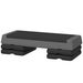 Stepper Fitness Regolabile A 10.5/15.5/20.5 Cm Con Superficie Antiscivolo In PE, 77x36x20.5 Cm, Grigio_desvips.com
