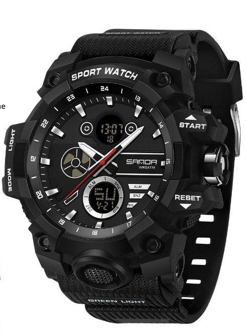 SANDA Cross-border Foreign Trade Watch, Cool Luminous For Middle And High School Students, Outdoor Sports Waterproof_desvips.com
