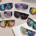 Large frame outdoor hiking and cycling windproof ski goggles, fishing sunglasses, colorful sunglasses_desvips.com