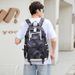 New style printed multifunctional men's bag business computer backpack large capacity men's backpack junior high school student schoolbag_desvips.com