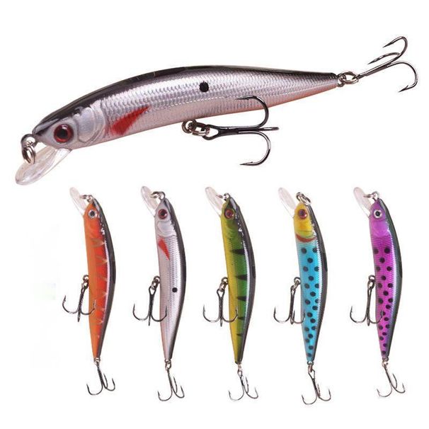 Floating Minnow Lure Set With Bionic Noise Deep Diving, Suitable Long Casting In Freshwater Saltwater, For Sea Bass, And_desvips.com