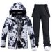 001 Suit For Men Women, Workwear Style, Warm Thickened, Korean Version, Snowboard And Ski Pants Set, New Model_desvips.com
