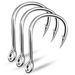 Barbed High Carbon Steel Single Sea Slow Jigging Hook Boat Bulk Hooks With Hole And Loop Fishing Gear Accessories_desvips.com