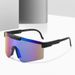 Windproof sunglasses Big frame trend sports outdoor cycling dazzling sunglasses_desvips.com
