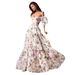 Women's Clothing fashionable organza fairy like long temperament evening dress _desvips.com