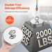 2000 LBS Strong Fishing Magnet Kit Single Sided Pull Force And Rope Carabiner_desvips.com