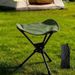 New Chair, Rotatin Trianular Stool, Portable Outdoor Foldin Chair For Hikin, Cyclin, Motorcycle Tourin, And_desvips.com