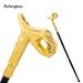 Golden OK Luxury Flower Cane Fashion Decorative Walking Stick Elegant Cosplay Cane Crosier 93cm Performance Stage Cane_desvips.com