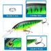 Hot Style 11cm/9.5g Plastic Simulation Fish Bait Long Tongue Minnow Lure Colorful Bait Fishing Gear_desvips.com