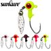 Soft Bait Weighted Lead Head With Swivel Spinner Anti-Hooking Lure 1.4g 1.6g 3g JIG Hook_desvips.com