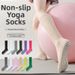 Women's Thickened Yoga Socks Terry Cloth Sole Non Slip Warm Calf Slouch Sports Fitness Spring Autumn_desvips.com