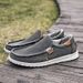 Summer Breathable Sneakers Canvas Slip On Loafers Comfty Casual Shoes Lightweight Flats Men Walking Zapatos_desvips.com
