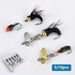 Shark Scavenger|5-piece Set Of Micro-nano Fly Resin-coated Mosquito Hooks, Hand-tied Lure Hooks For Small Insects_desvips.com