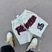 New Letter Print Shorts Street Youth Versatile Sports Sweatpants Casual Lazy Hot Sale_desvips.com