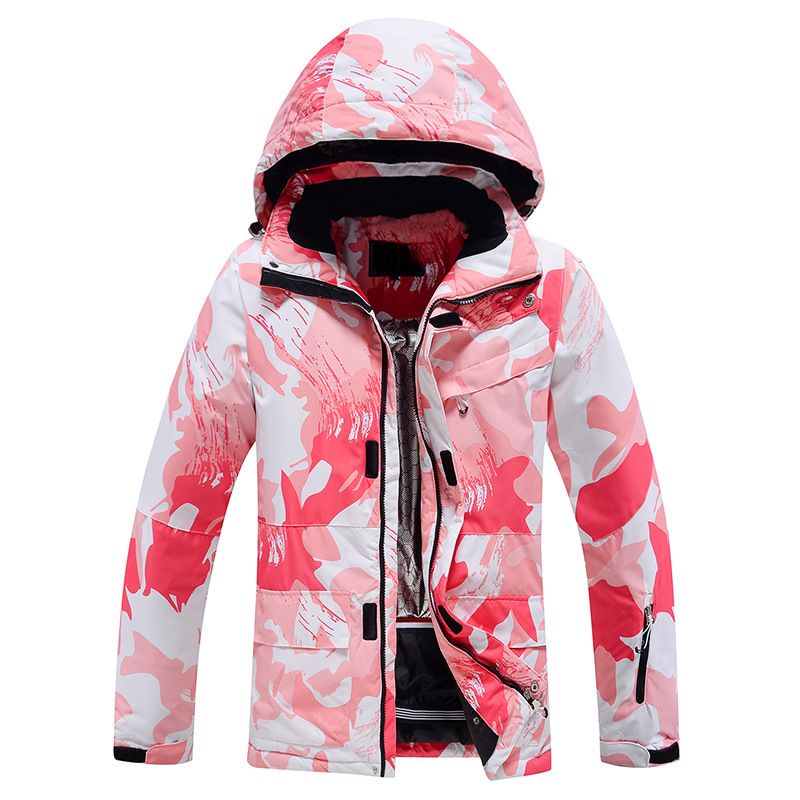 New For Women Winter Outdoor Windproof Water-Resistant Warm Thickened Snowboard And Snow Ski Suit_desvips.com