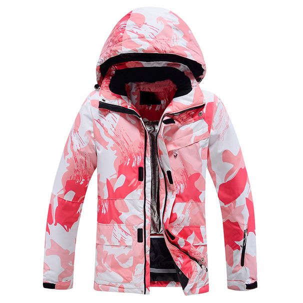 New For Women Winter Outdoor Windproof Water-Resistant Warm Thickened Snowboard And Snow Ski Suit_desvips.com