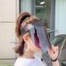 LazyZoom Women, UV Face Shield, Anti-UV Protection Mask For Men, Summer Wide Brim Cycling Electric Bike Sun Hat_desvips.com