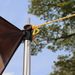 Outdoor reflective tent rope wind rope buckle awning wind rope 4m thick pole fixed rope camp rope adjustment rope_desvips.com