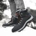 Men's shoes with fleece thickened warm snow boots outdoor men's high top northeast cotton shoes_desvips.com