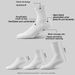 Unisex Professional Sports Socks Summer Sweat Wicking Odor Resistant Pure Cotton Terry Cloth For Basketball And Football_desvips.com