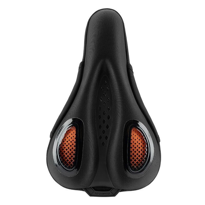 ROCKBROS bicycle saddle liquid silicone breathable saddle bicycle seat orange_desvips.com