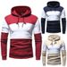 Men's Clothing Spring and Autumn New Men's Clothing Splicing Contrast Color Sweatshirt_desvips.com