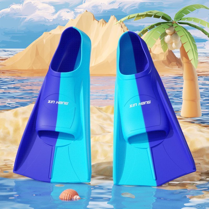 Swimming Shoes Fins For Men Women, Freestyle Diving Fins, Silicone Foot Plates, Adult And Children Professional_desvips.com