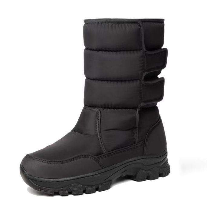 Men's Winter Snow Boots - High Top Waterproof Thermal Insulated Anti-Slip Outdoor Boots For Extreme Cold Weather (Black, Camo Grey, Camo Green)_desvips.com