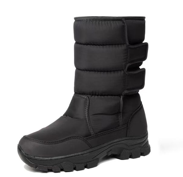 Men's Winter Snow Boots - High Top Waterproof Thermal Insulated Anti-Slip Outdoor Boots For Extreme Cold Weather (Black, Camo Grey, Camo Green)_desvips.com