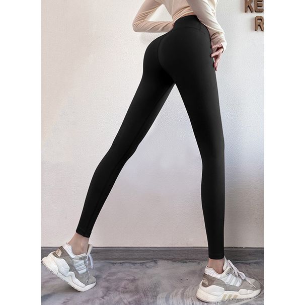 Tight Fitness Women Elastic Sports Long Leggings Running Peach Hip Lift Quick-Dry Yoga Pants_desvips.com