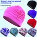 Swimming Cap For Women, Breathable, Non-Tightening, Unisex Adult Long Hair Cap, Large Size Swim Fabric Hat_desvips.com