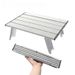 Lightweight Aluminum Roll Table Portable Folding Camping Fishing Picnic BBQ Outdoor Living Room Dining Desk Compact Storage_desvips.com