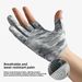 Outdoor Cycling Lure Gloves Three-Finger Exposed Non-Stick Bait Fishing Gear Wear-Resistant Non-Slip_desvips.com