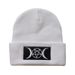 Star Trend GOTH Beanie Embroidered Knitted Wicca Warm Pullover Hip-Hop Yarn Hat_desvips.com
