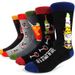 5 Pairs/Pack Funny Novelty Men Cotton Socks Cartoon Casual Hip Hop Creative Soft Comfortable Divertido Hombre Calcetines_desvips.com