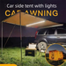 Standard Camping Tiger Claw Crossbar Accessories Outdoor SUV Car Side Canopy Tent Tool Kit_desvips.com