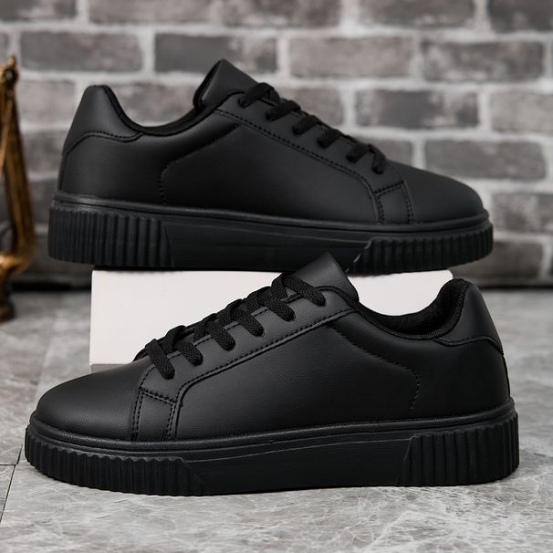 2024 New Men's White Casual Fashion Couple Women Platform Flats All Matching Walking Sneakers For Men Board Shoes_desvips.com