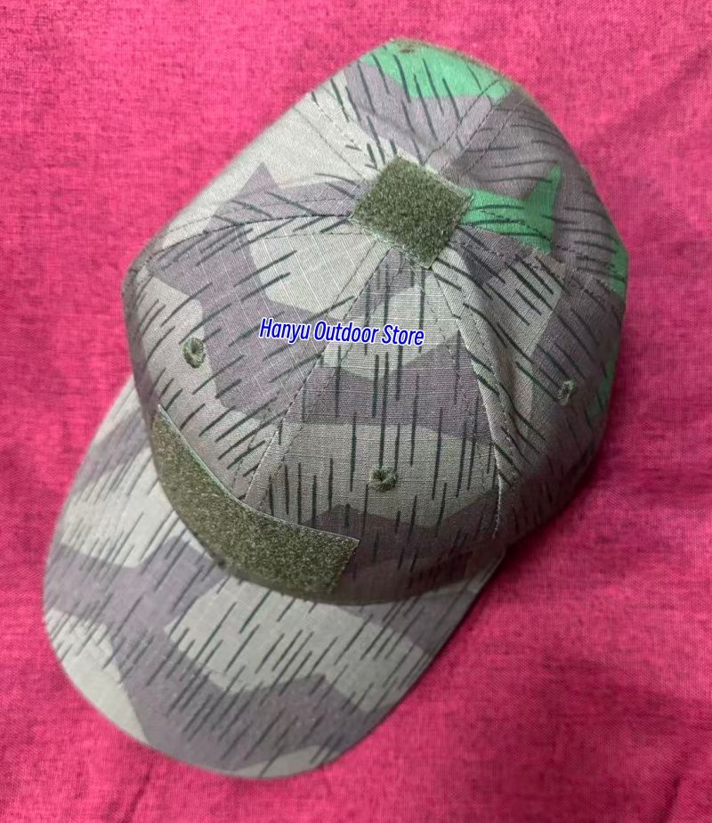 German Split Camouflage Outdoor Baseball Cap ,customized Product_desvips.com