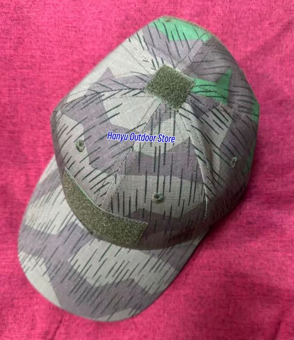 German Split Camouflage Outdoor Baseball Cap ,customized Product_desvips.com