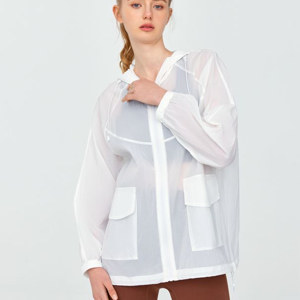 Ds790 Color Discoun Summer Proecive Clohes Lighweigh Sun Proecion Shir Women's Waerproof Skin Trench Baggy_desvips.com