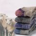 Merino Wool Thickened Warm Antibacterial Deodorant Outdoor Special Quick-Dry Sweat-Wicking Heat-Retaining Hiking Ski_desvips.com