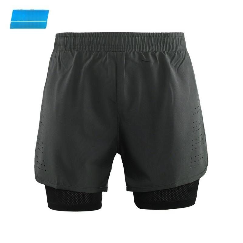 NOKO-ARSUXEO Running Shorts For Men, Quick-drying, Pockets, Summer Marathon, Three-quarter Loose (with Inner Net), Wear For Fitness B179_desvips.com